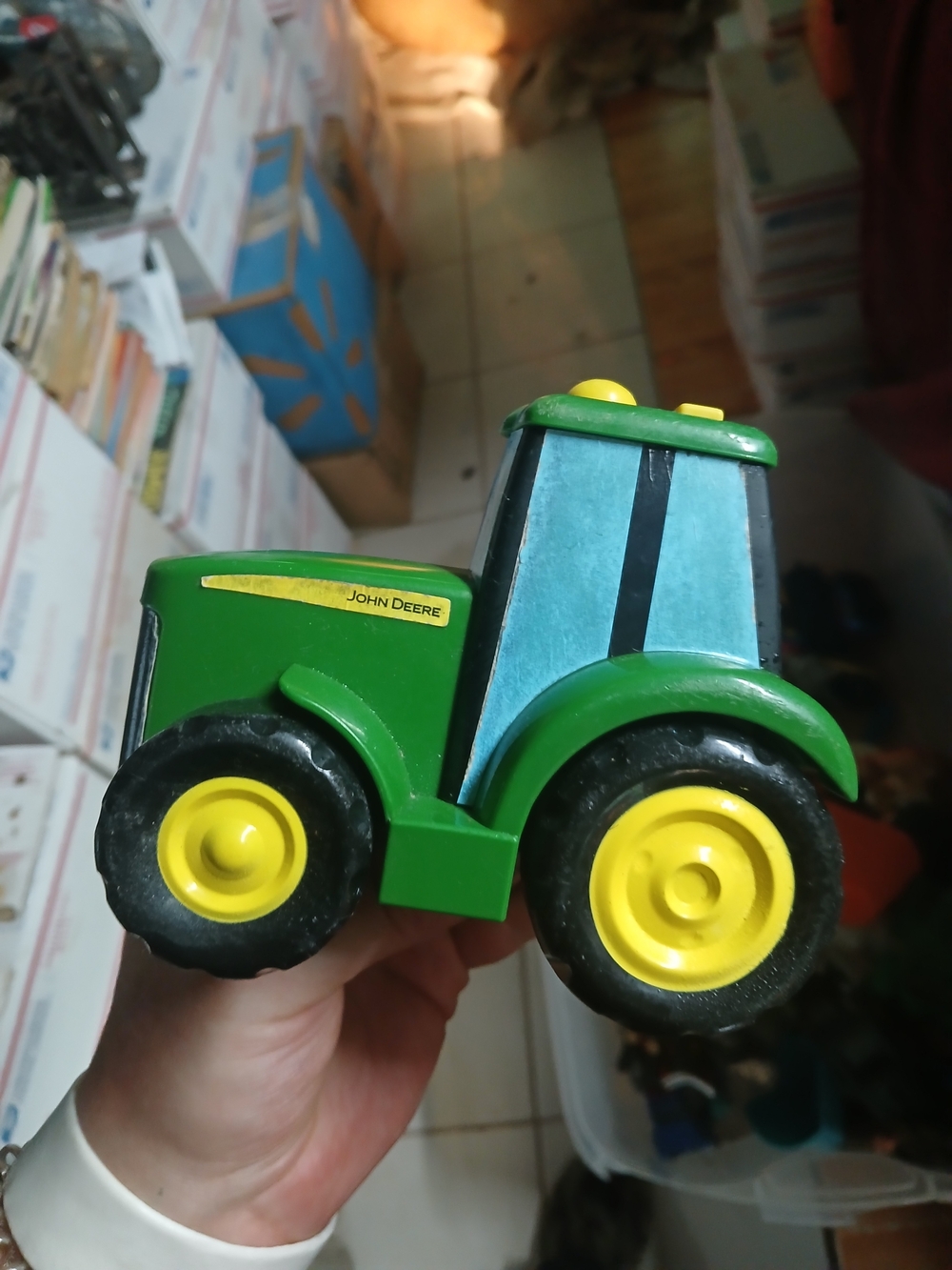 John Deere Johnny Tractor Lights & Sounds toy by TOMY/ERTL- Works